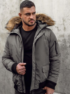 Le blouson d'hiver pour homme graphite Bolf 2019