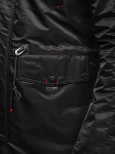 Le blouson d'hiver pour homme noir Bolf 1080