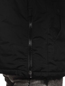 Le blouson d'hiver pour homme noir Bolf 1827