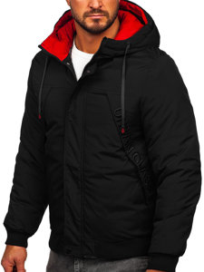 Le blouson d'hiver pour homme noir Bolf 27M8100