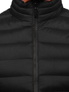 Le gilet matelassé pour homme noir Bolf 5M711