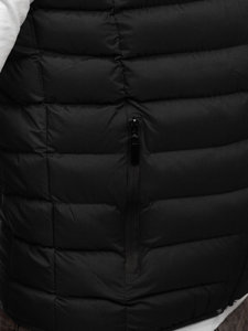 Le gilet matelassé pour homme noir Bolf 5M711