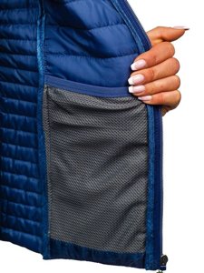 Le gilet pour femme bleu foncé Bolf AB042