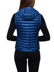 Le gilet pour femme bleu foncé Bolf AB042