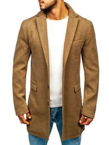 Le manteau d'hiver pour homme camel Bolf 1047A