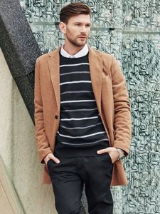 Le manteau d'hiver pour homme camel Bolf 1047A