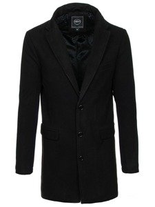 Le manteau d'hiver pour homme noir Bolf 1047B