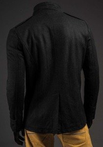 Le manteaux pour homme noir Bolf 8857B