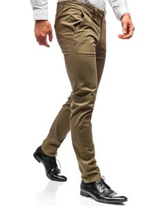 Le pantalon chino pour homme kaki Bolf 2901