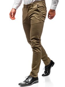 Le pantalon chino pour homme kaki Bolf 2901