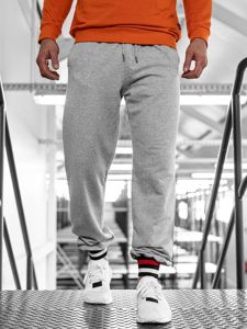 Le pantalon de sport pour homme gris Bolf 145368