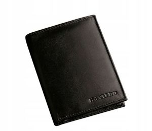 Le portefeuille en cuir pour homme noir 602