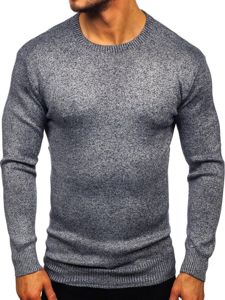 Le pull pour homme bleu foncé Bolf 8529