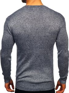 Le pull pour homme bleu foncé Bolf 8529