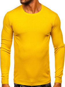 Le pull pour homme jaune Bolf MMB602