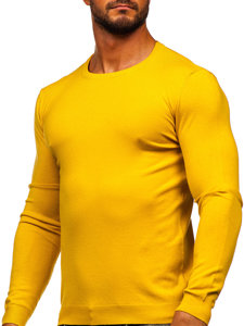 Le pull pour homme jaune Bolf MMB602