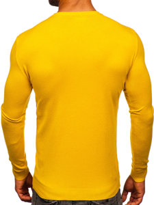 Le pull pour homme jaune Bolf MMB602