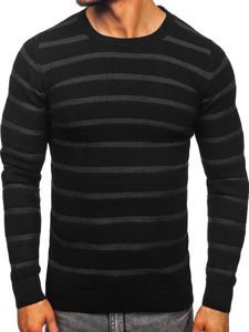 Le pull pour homme noir Bolf 4356