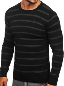 Le pull pour homme noir Bolf 4356