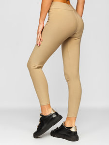 Legging pour femme beige Bolf YW01053      