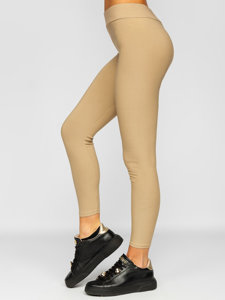 Legging pour femme beige Bolf YW01053      