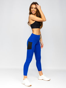 Legging pour femme bleu Bolf XL009