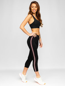 Legging pour femme noir Bolf TS214