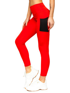 Legging pour femme rouge Bolf XL009