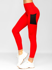 Legging pour femme rouge Bolf XL009