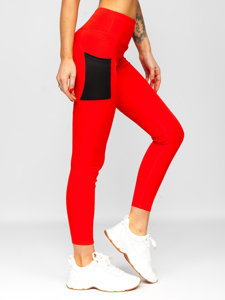 Legging pour femme rouge Bolf XL009