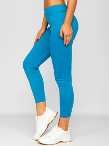 Legging turquoise pour femme Bolf YW01001