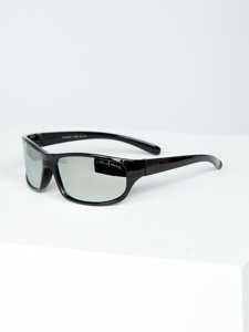 Lunettes de soleil noir-argent Bolf PLS12