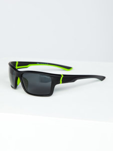 Lunettes de soleil noir-vert Bolf MIAMI6