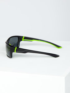 Lunettes de soleil noir-vert Bolf MIAMI6