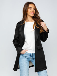 Manteau court pour femme noir Bolf 20672