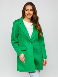 Manteau court pour femme vert Bolf 20672