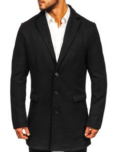 Manteau d'hiver pour homme noir Bolf 1047-1