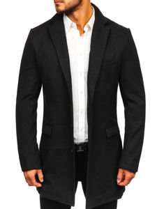 Manteau d'hiver pour homme noir Bolf 1047-1