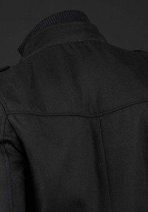 Manteau d'hiver pour homme noir Bolf