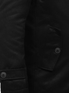 Manteau d'hiver pour homme noir Bolf M3142