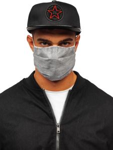 Masque de protection à trois couches pour homme Gris Bolf 02