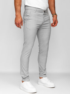 Pantalon chino en tissu pour homme gris Bolf 0041