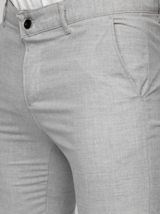 Pantalon chino en tissu pour homme gris Bolf 0041