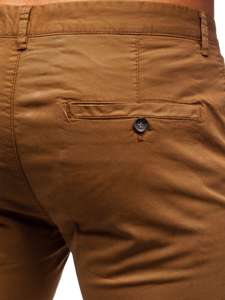 Pantalon chino pour homme camel Bolf 1146