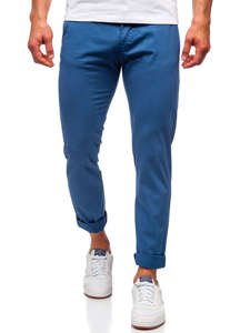 Pantalon chino pour homme indigo Bolf 1146