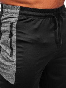 Pantalon court de sport pour homme noir Bolf 68026