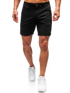 Pantalon court short pour homme noir Bolf 5919 