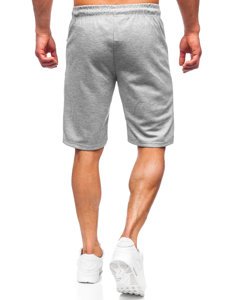 Pantalon court sportif gris pour homme Bolf JX130 