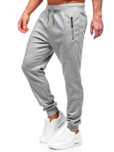 Pantalon de jogging sportif pour homme gris Bolf 8K220