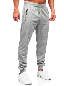 Pantalon de jogging sportif pour homme gris Bolf 8K220